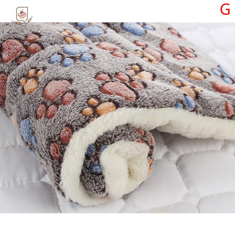 Soft Fluffy Pet Dog Blanket Cute Star Printing Pet Mat Warm Breathable Skin Friendly Cats And Dogs Bed Blanket Pet Supplies