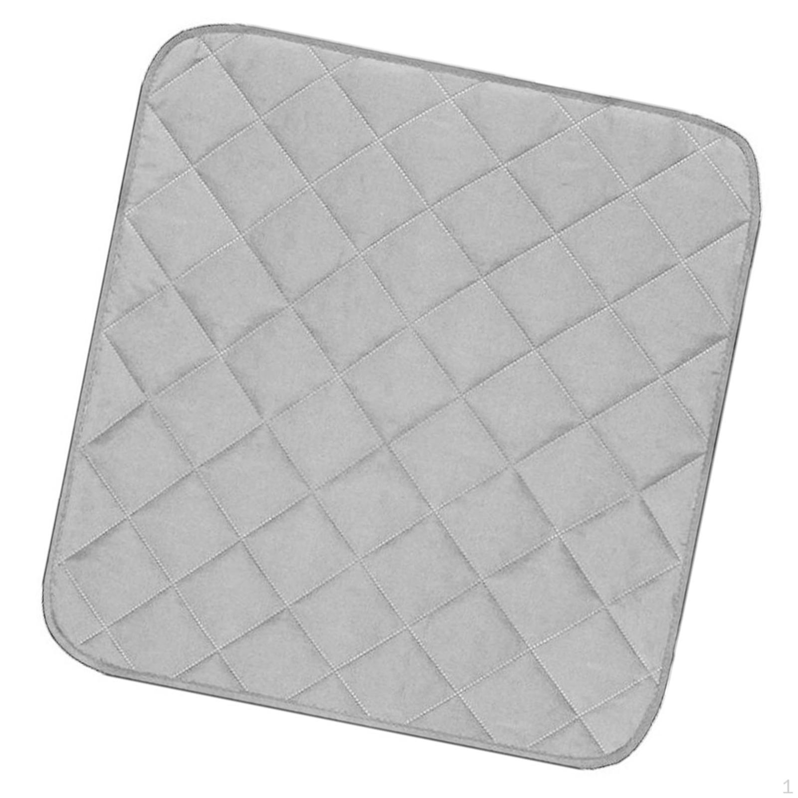 

Absorbent Sofa Cushion Seat Cover 22x21inch 4 Layer Design Multifunctional with Non Slip Backing серый