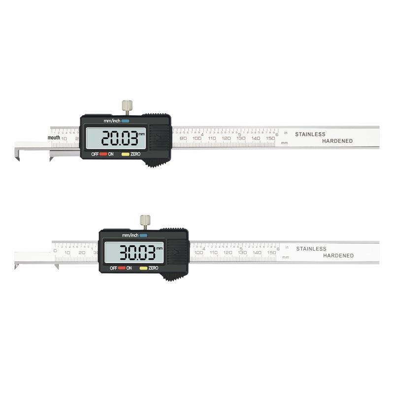 Mountain Measurement Precision Digital Caliper - Stainless Steel Inner Groove Width Tool