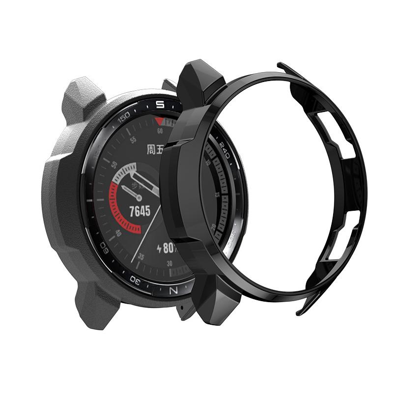 Electroplated PC Protective Case For Huawei Honor Watch GS Pro Hollow Protector Shell Frame Bumper