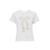 VEROMODA Women's Printed Cotton T-shirt
