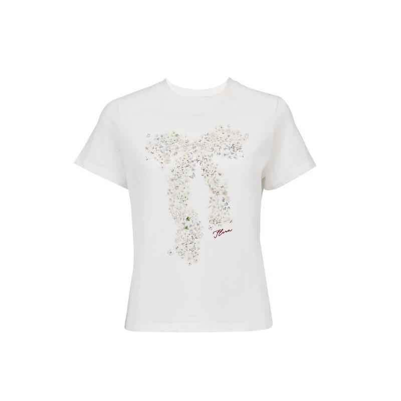 VEROMODA Women's Printed Cotton T-shirt