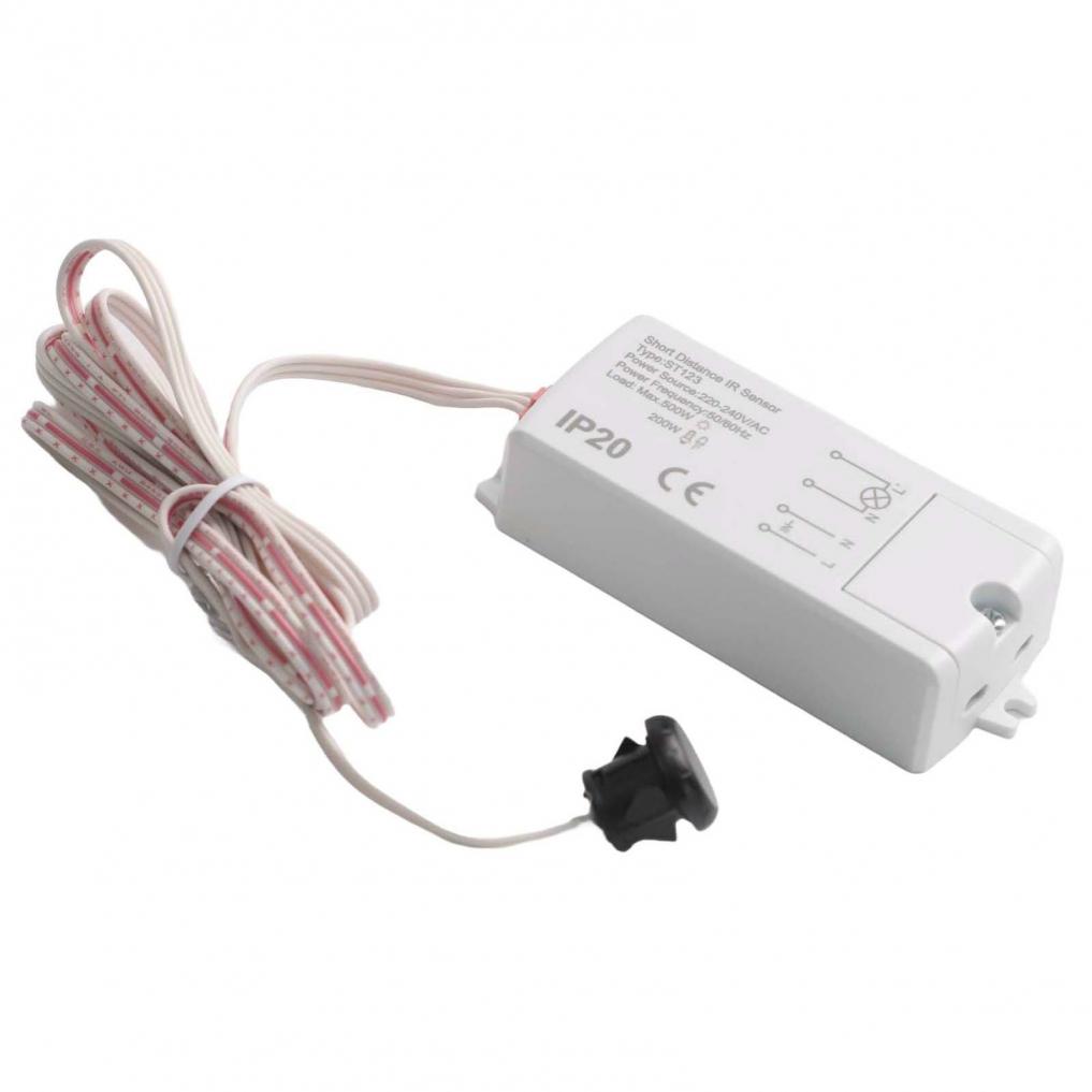 Motion Sensor Control Switch for Cabinet Lighting Compact and Efficient Design