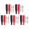 5Set Lantern Banana Plug Male Insulated Banana Socket DIY Connectors for Welding Machinery