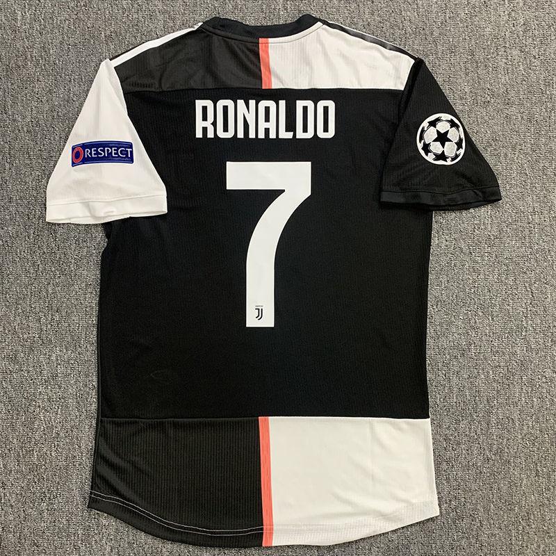 Vintage 1920 Juventus Jersey Home Serie A Champions League No. 7 Long Short-Sleeved Set Football Jersey Fans