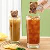 Bear-Shaped Ice Cube Tray Easy-Release Silicone Ice Mold for Freezer Cute Animal Ice Maker for Cocktails Coffee Summer Kitchen Tool