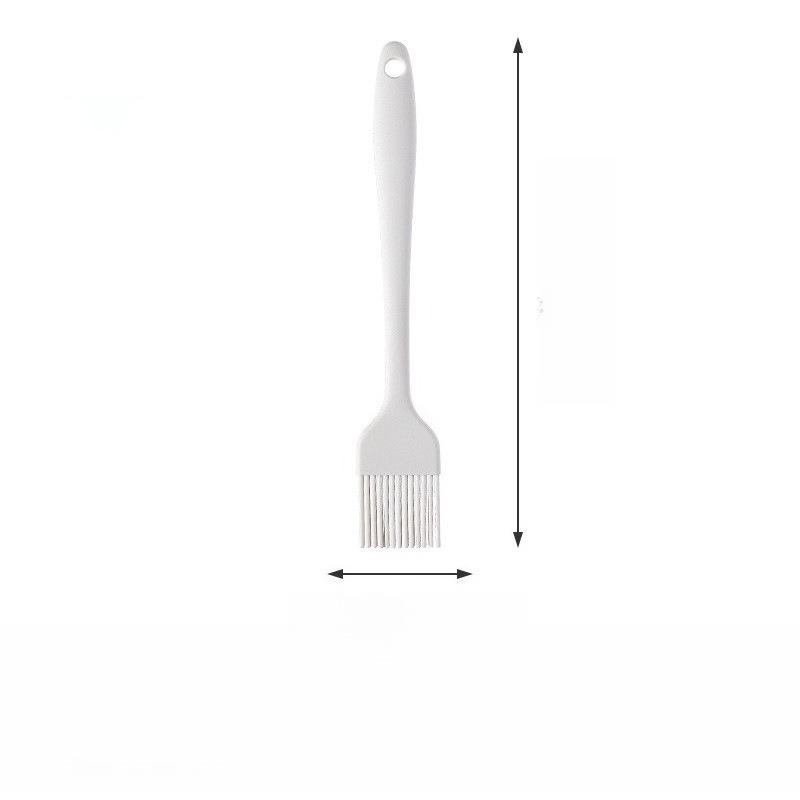 Silicone Kitchenware - Non-Stick Heat Resistant Cooking Tools Including Cake Spatula, Food Tongs, Whisk and Grease Brush