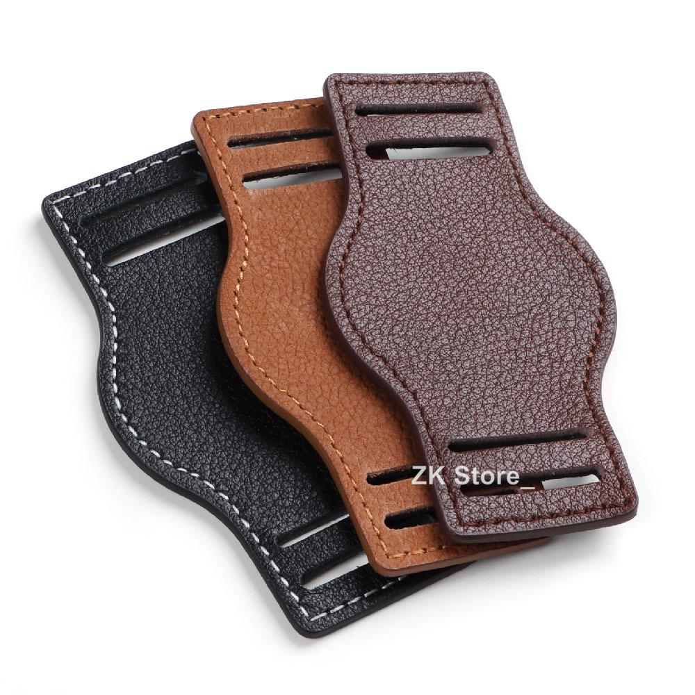 Vintage Oil Wax Genuine Leather Watch Straps 18mm 20mm 22mm Brown Coffee Black Watchbands Watch Tray Bracelet for Men Wrist Band