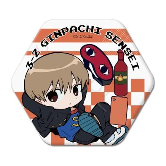 TV Anime Gintama Okita Sougo Hexagonal Can Badge (Chipokke Series Vol. 2)