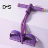 6-Tube Pedal Resistance Band Multifunction Tension Rope Elastic Yoga Pedal Puller Body Stretching Trainer Home Gym Workout Equipment