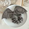 1pc Black Bat Wing Hair Tie Halloween Party Hair Accessory Bat Bow Scrunchie Women's Holiday Hair Accessory