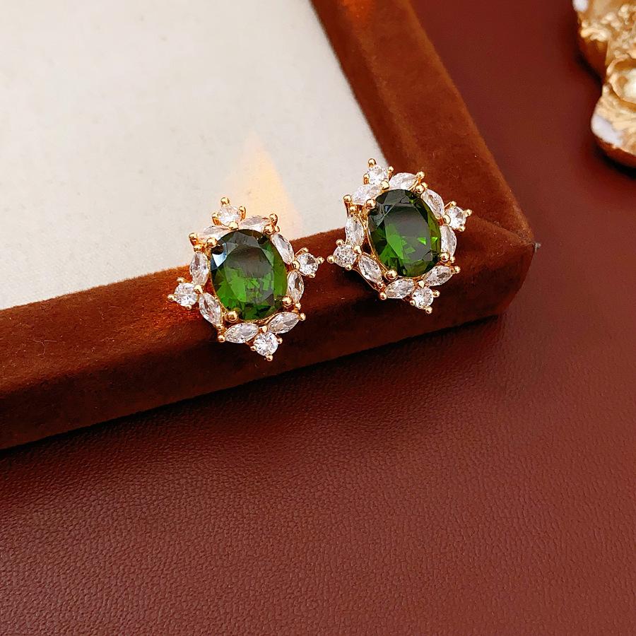 Silbernadel Zirkon Schlangenherz Ohrringe: Elegante, Einzigartige High-End Ohrstecker für Damen