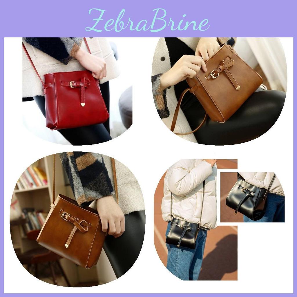 Versatile Brown Pu Shell Bag For Women With Zipper Opening And Stylish Minimalist Aesthetic