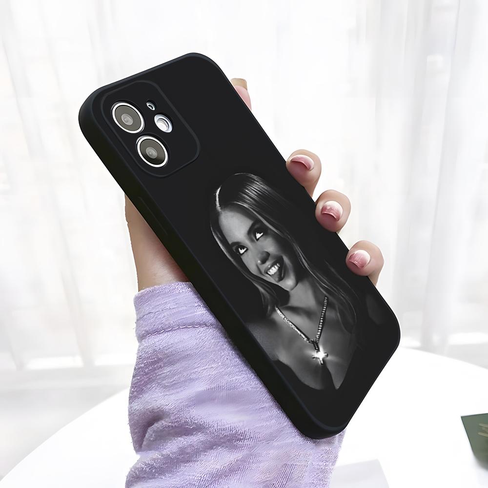 Singer S-Sydney Sweeney Phone Case For IPhone 17 Pro Max 15 Pro 16 14 Plus 12 13 Mini 11 Pro Shockproof Soft Cover