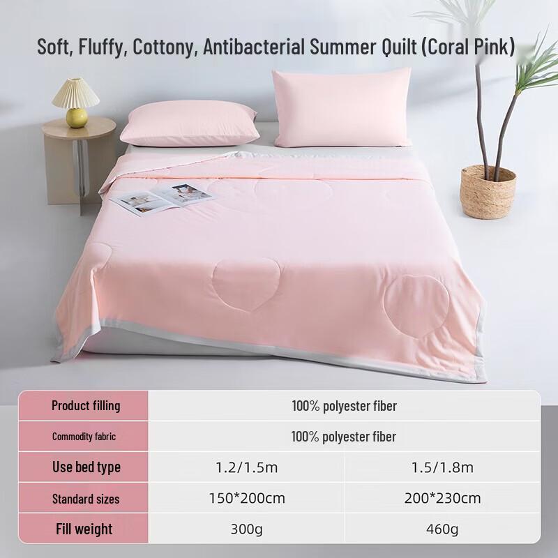 Mengjie Soft Washable Antibacterial Fiber Comforter