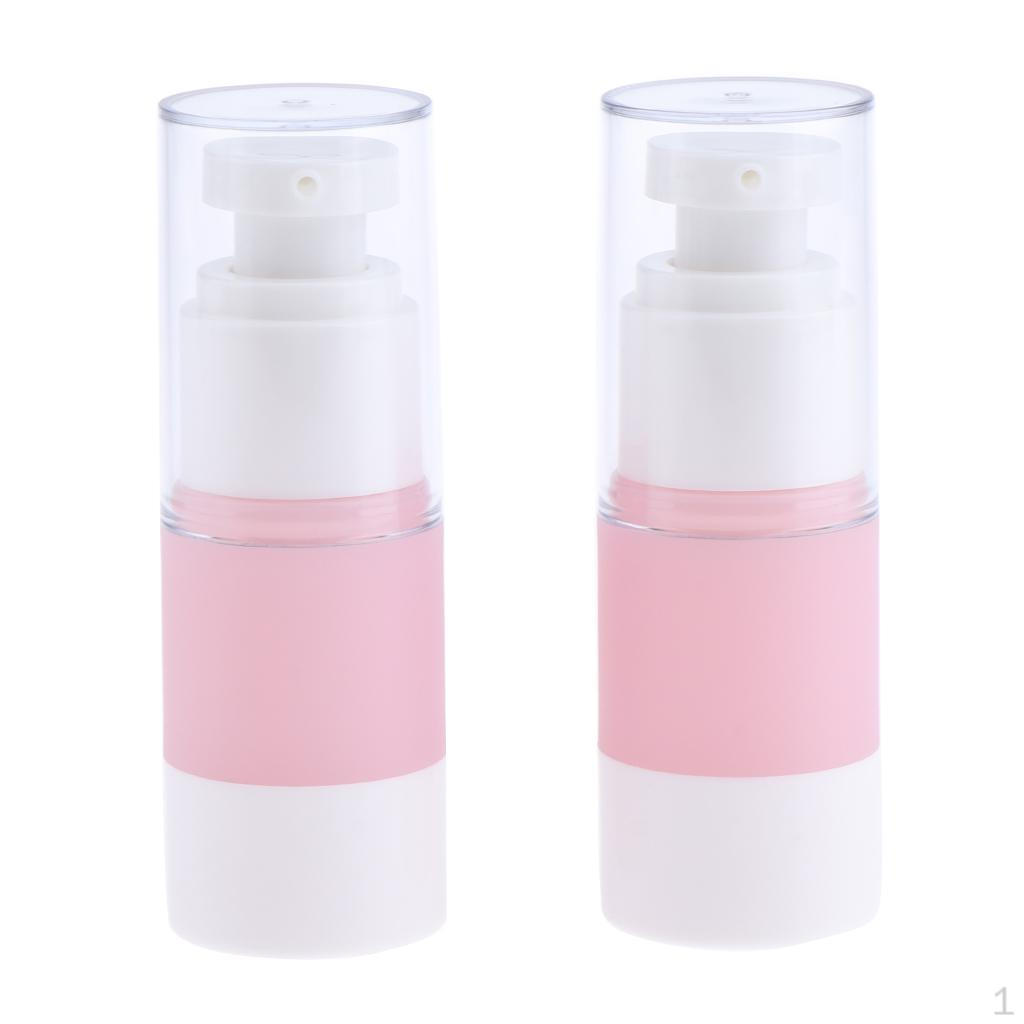 

2 шт., Портативные, Вакуумные, Косметические, Стерильные Безвоздушные Насосы, Спрей-бутылки 15/30/50/100 мл 15ml