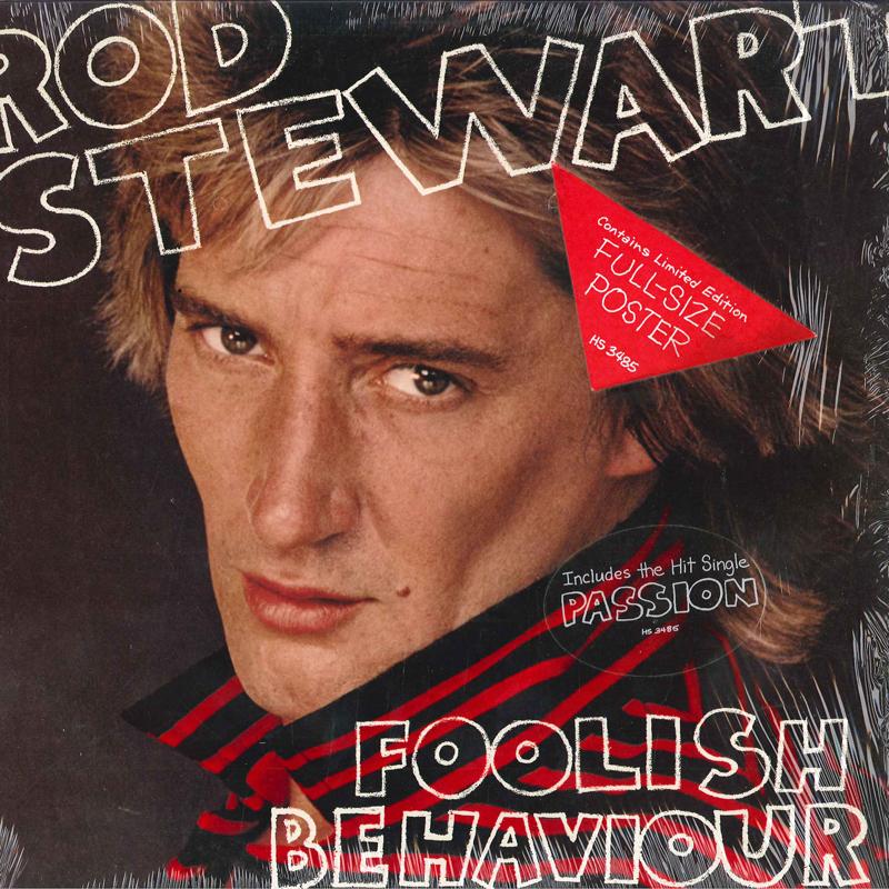 

LP Record ROD STEWART Foolish Behaviour HS3485 WARNER BROS 1980 US Rock Used