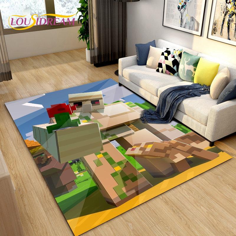 

3D песочница для игр, коврик для геймера, большой ковер для гостиной, спальни, дивана, коврик для украшения, детские игры, нескользящий напольный коврик 40x60cm
