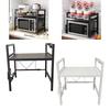 Adjustable Microwave Oven Rack for Bakers, Kitchen Utensil Storage Rack, Iron Construction, Suitable