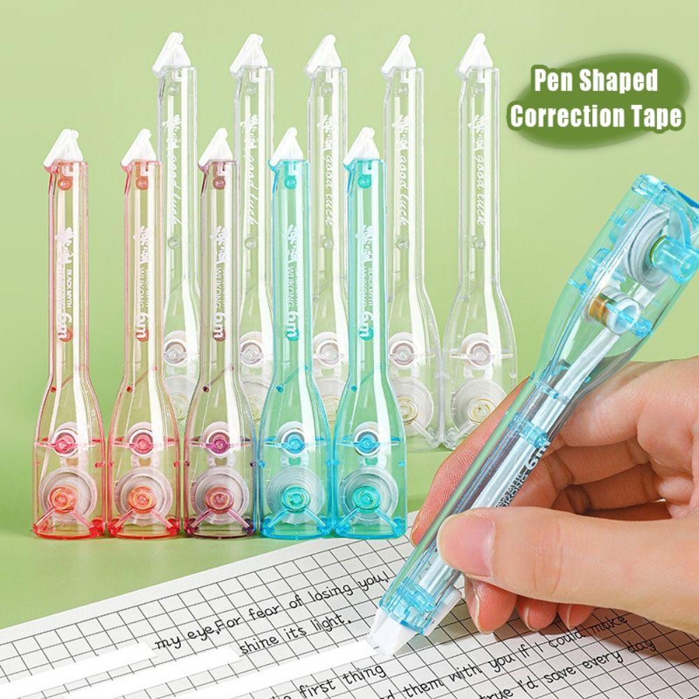 Candy Color Correction Tape Pen Shaped Correction Stationery Student Alteration Tape  School Office