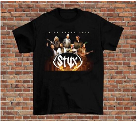 

Hot Styx Band Come Back Short Sleeve Black TShirt Unisex T-Shirt XL