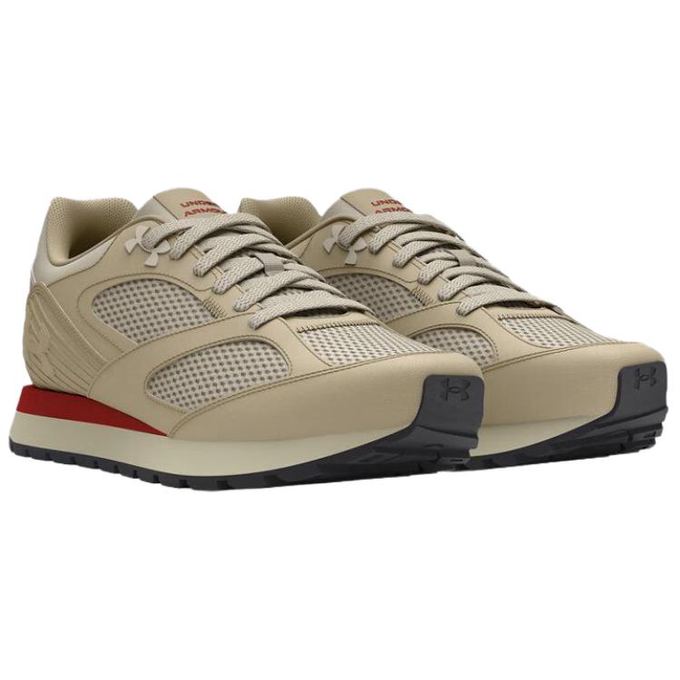 Under Armour Jogger Breathable Support Low Top Casual Shoes Women's Beige Sneakers 3028388-201