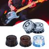 4Pcs Guitar Contral Knobs, Clear Knobs Electric Guitar Bass Top Hat Knobs Speed Volumes Tone Control Knobs Replacement