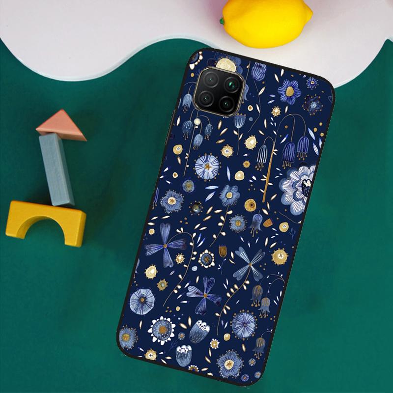 Mitternachtsblume Für Huawei Nova Y73 Y72 Y70 Y90 Y60 Y61 Y91 12s 12i 11i 8i 9 10 SE P40 Lite P30 P60 Pro Hülle