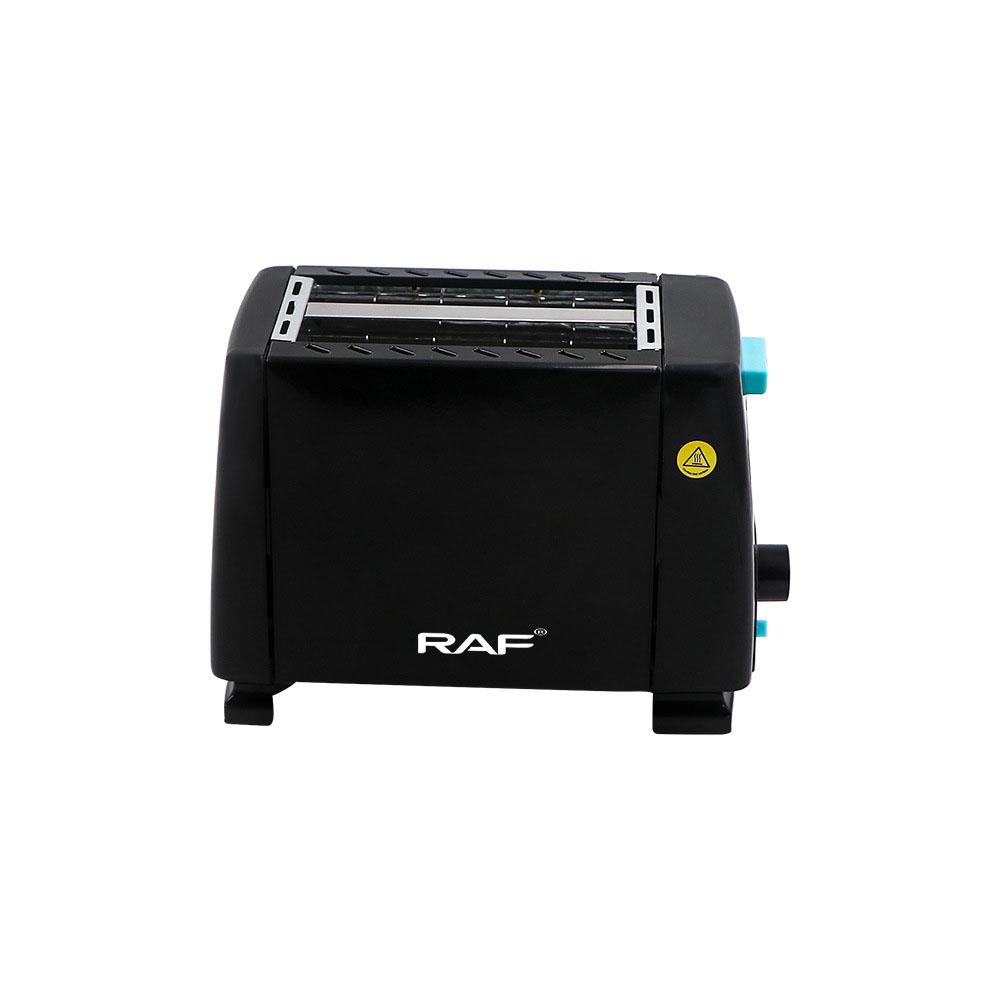 

Тостер на 2 ломтика для завтрака, тостер для хлеба, антипригарный, многоразовый, для сэндвичей, тостов, нагрева в микроволновой печи, инструмент для выпечки EU чёрный