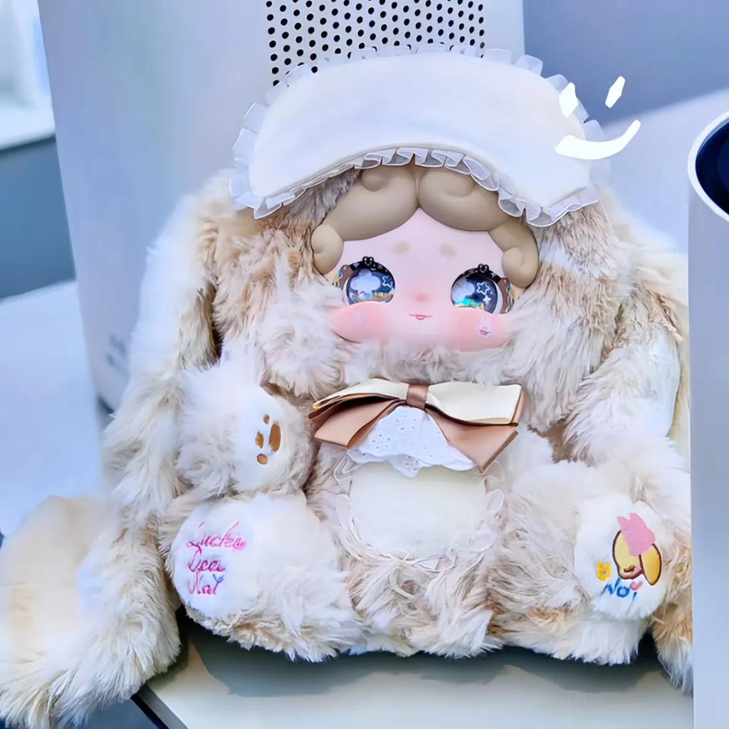 In Stock Lucky Deer Nai Sweet Tea Bunny 600% Big Doll Blind Box Quicksand Eyeball Detail Embroider The Best Gift