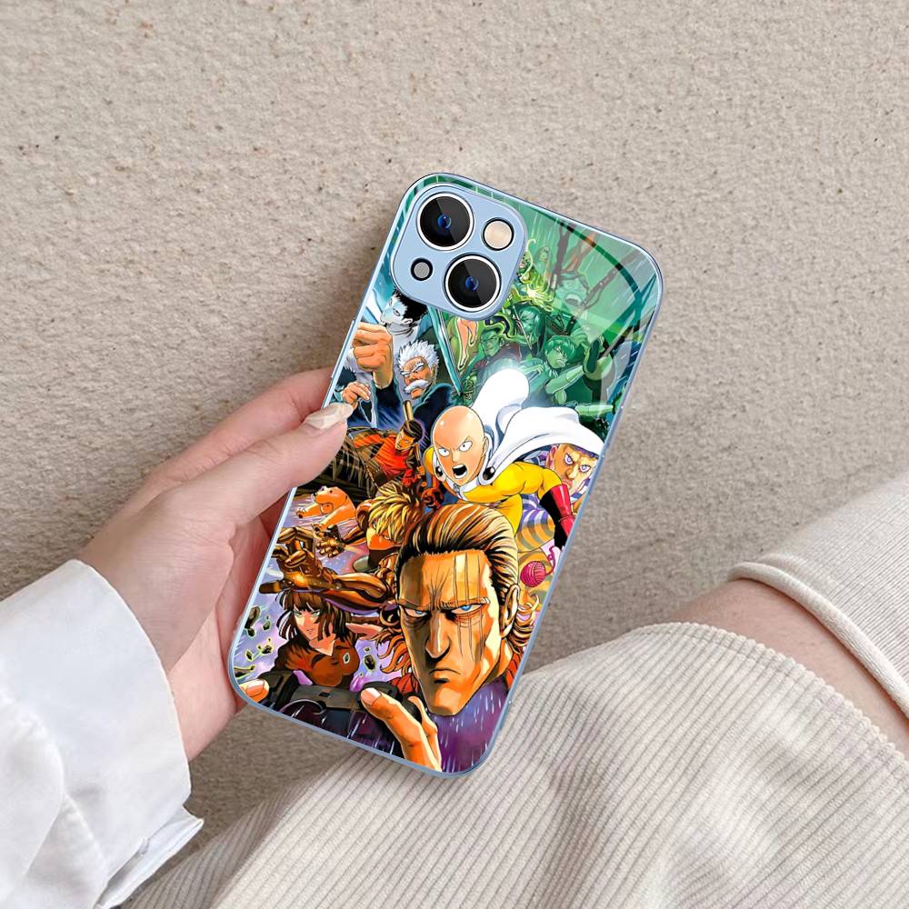 

Anime Japanese Classic ONE P-PUNCH-MANS Tempered Glass For Iphone 14 13 12 11 Pro Mini XS MAX 14Plus X XS XR Cover iphone 13 mini