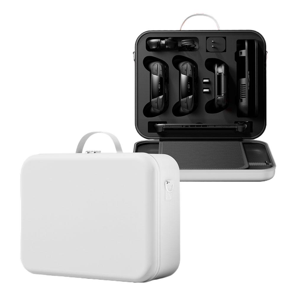 

Роскошный большой чехол для переноски и хранения для Nintendo Switch, игровой, с защитой от царапин, для хранения карт, зарядное устройство N4X4 white-Dual Pro Controller