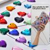 36Pcs 3D Nail Rhinestones, Flat Back Square Heart Drop Shape Wheel, Nail Glitter Gems Decorations for DIY Manicure Cell Phone Decor