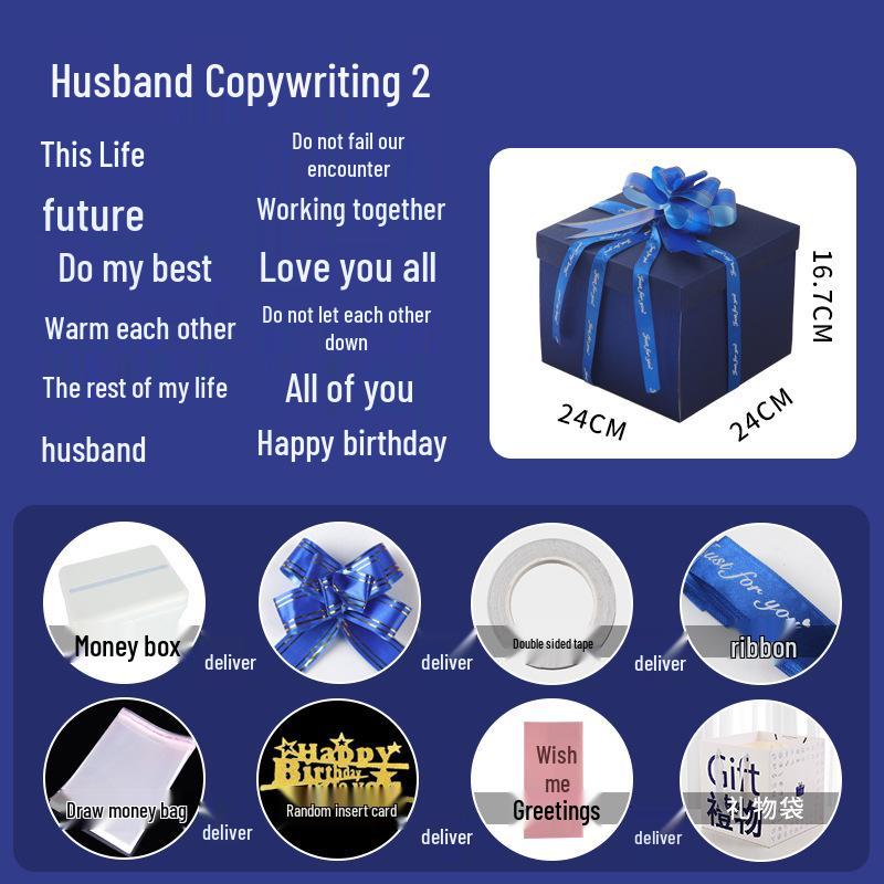 Celebrity Style Surprise Explosion Birthday Gift Box for Kids