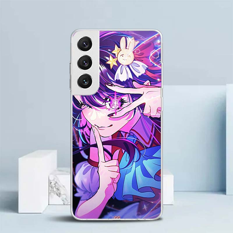 Japan Anime Oshi No Ko Soft Cover for Samsung Galaxy S25 Edge S26 S24 S23 Ultra Phone Case S22 S21 Plus S20 FE Print Pattern She