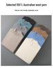 Men's Pure Wool Cashmere Knit Pullover - Autumn/Winter Half-High Neck Sweater