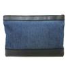 Used BALENCIAGA Navy clipClutch bag denim Women