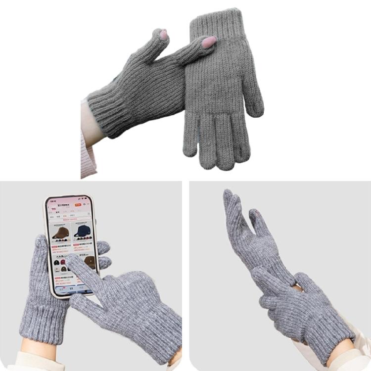 Cold Weather Stretchable Gloves Fleece Liner Gloves Screen Touch Windproof Hand Protections Handwear For Daily Wear