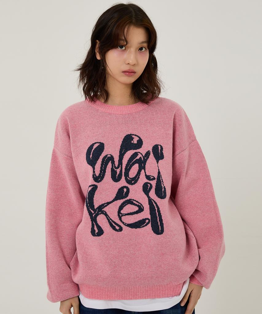 WAIKEI Wk 3D Logo Knit Yellow