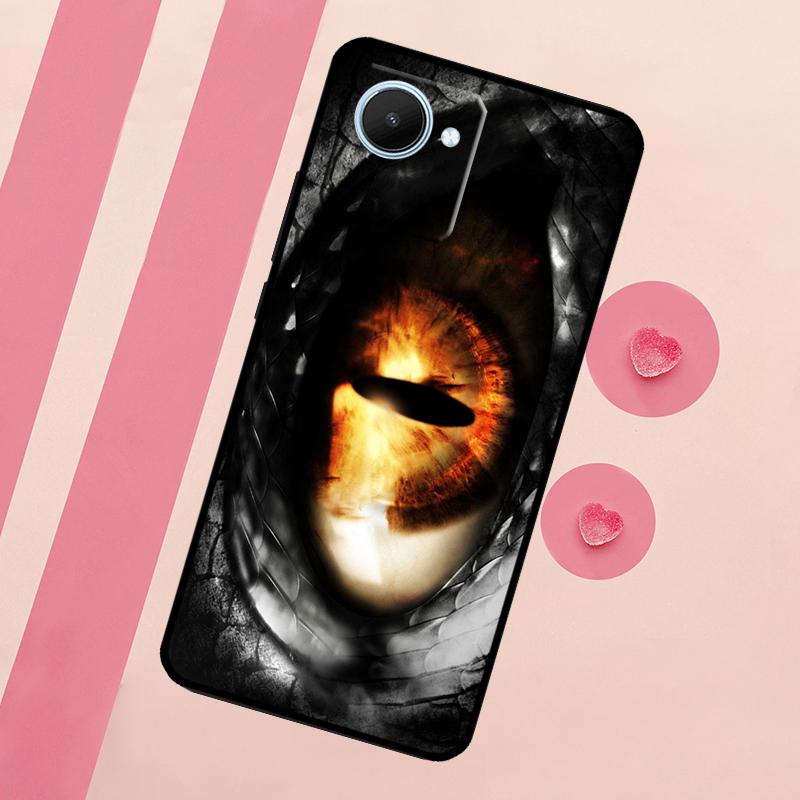 Dragon Eye Gothic For Realme C67 C75 C63 C61 C71 C55 C51 C65 C53 10 11 12 13 14 15 Pro Plus GT6 GT7 Pro Case