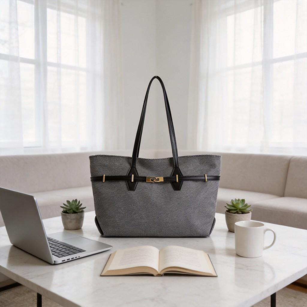 Pu Single Shoulder Bag For Women With Zipper Pocket Casual Travel Purse