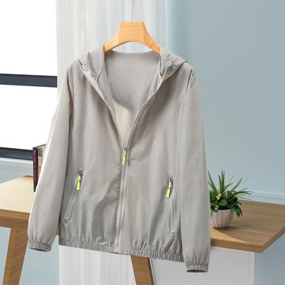 Plus Size Women's Sun Jacket UV Hooded Sun Jacket Lightweight Jacket
