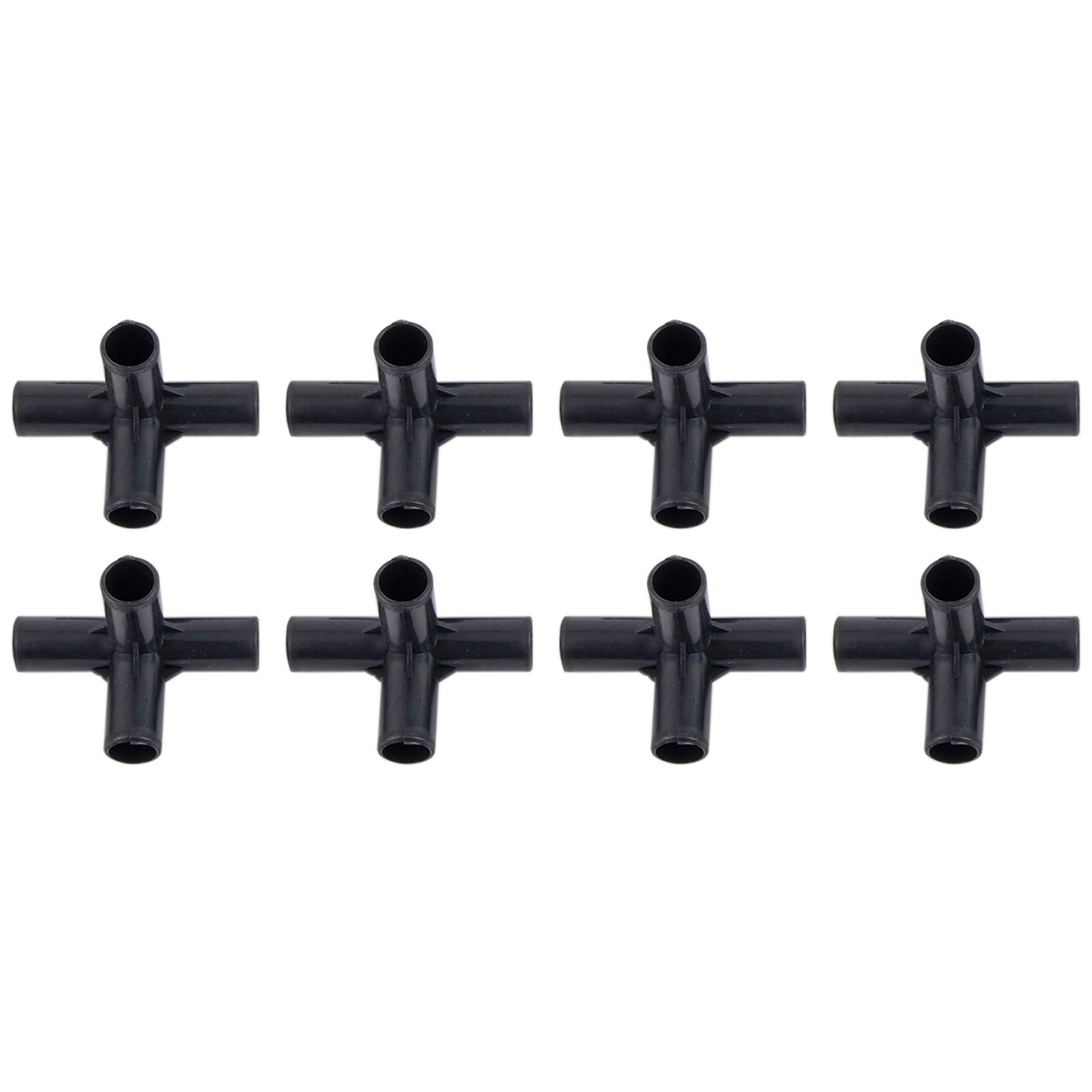 

19mm 4-Way Connector Flexible Pipe Fittings For Greenhouses Drip Fittings Versatile Applications Easy Installation 19mm