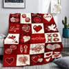 Romantic I Love You Rose Art Blanket - Soft All-Season Multi-Purpose Throw for Mother'S Day, Valentine & Anniversary Gift