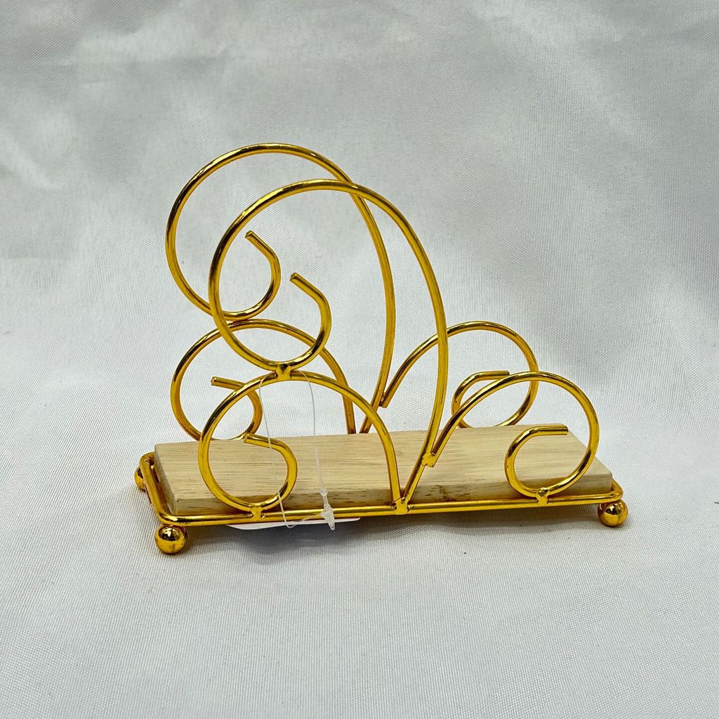 Iron Napkin Holder With Spray Finish For Restaurant And Hotel Table Decor