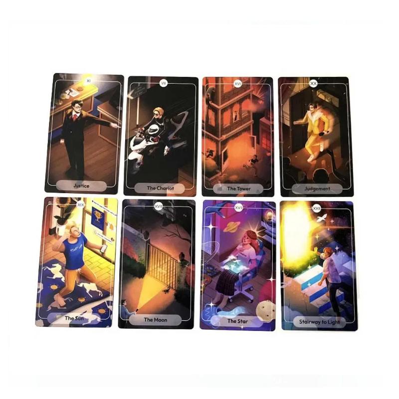 78 Stories Tarot Board Game for Leisure Entertainment Family Gatherings 79 Cards