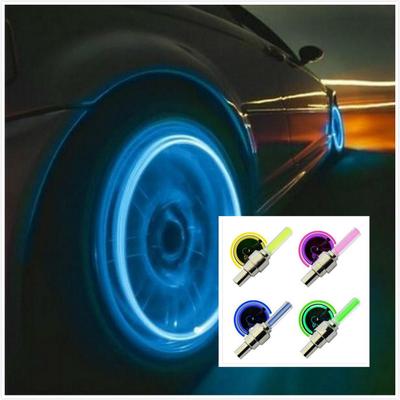 1ks Autopotreby Neon Strobe LED uzávery ventilov pneumatík