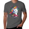 Ballet Dancer Unicorn T Shirt Kids Girls Rainbow Ballerina Gifts Party Unisex Unisex Tshirt Regular Fit Plain Tee Shirt