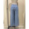 Women’s Drawstring Striped Wide-Leg Casual Trousers – Low-Waisted, Loose-Fitting Trousers