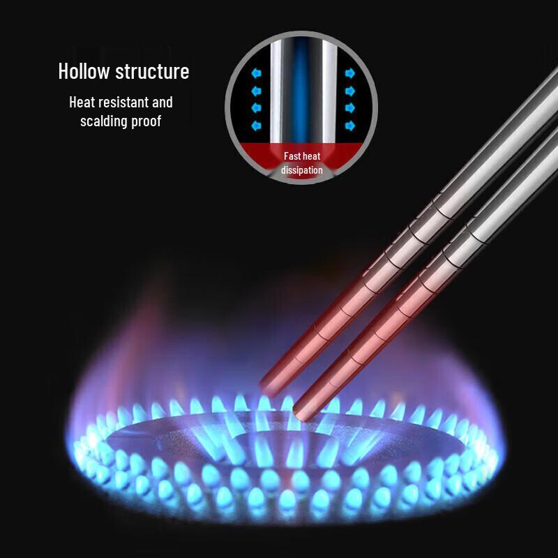 NHZHIW 304 Stainless Steel Chopsticks Set